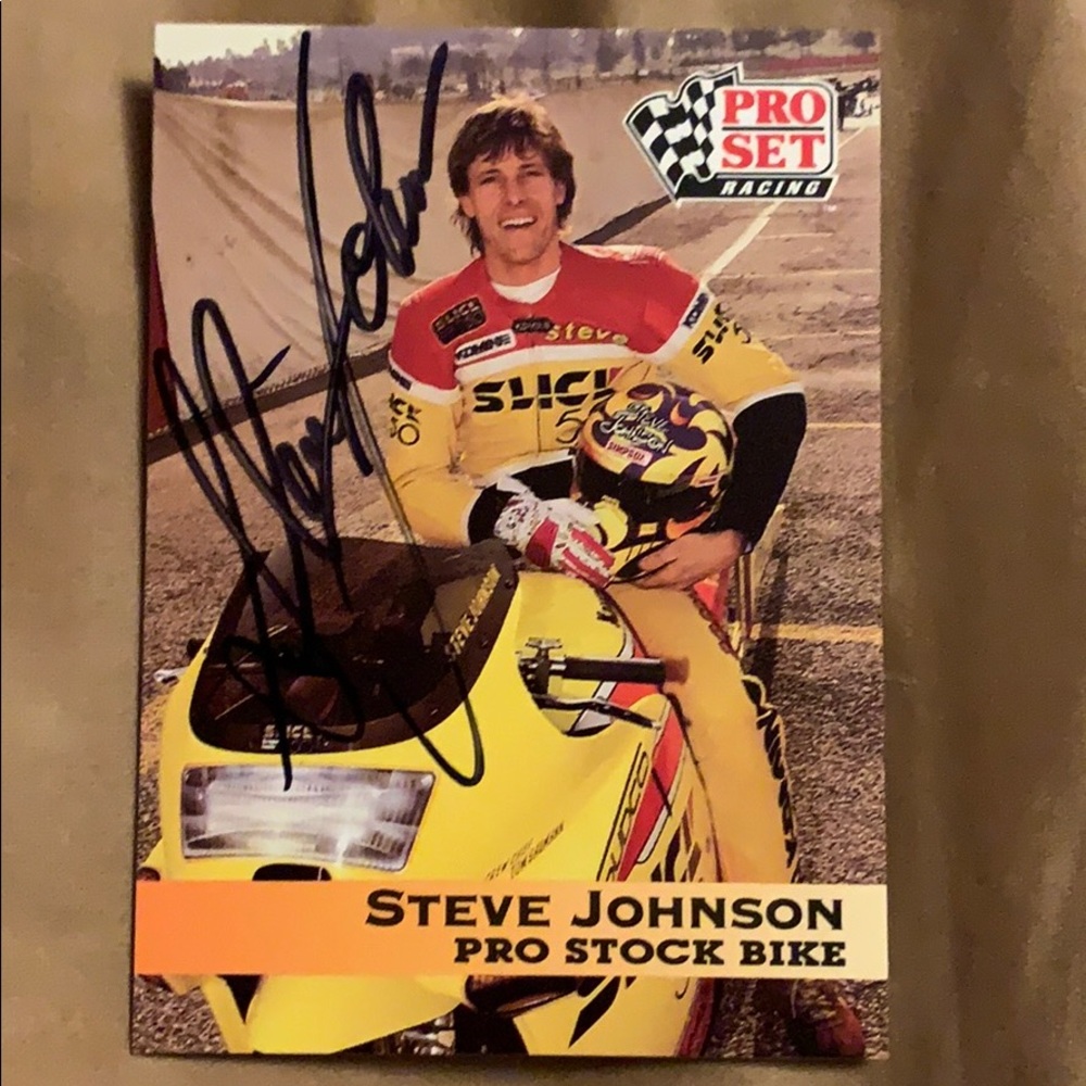 Authentic Steve Johnson autograph